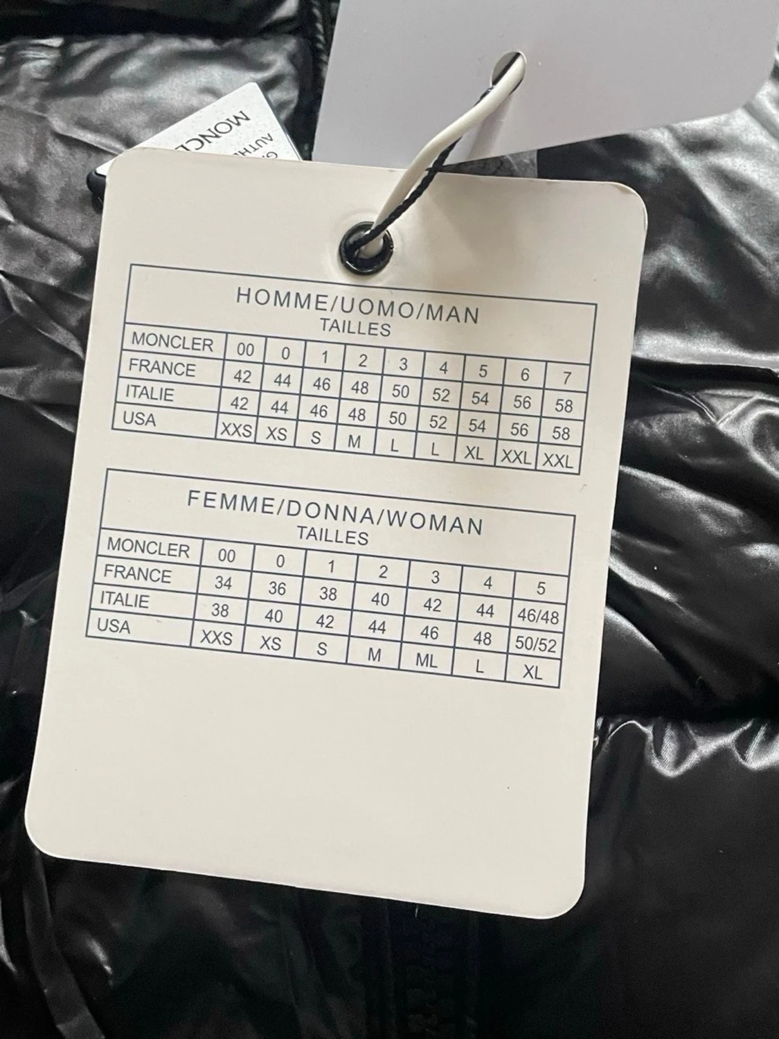 Svart moncler puffer jacka - 6