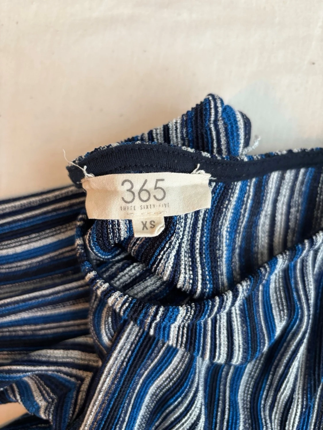 Randig blå topp - 2