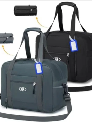 Kabinväska 40*30*20cm  - Köpt 2 st nya kabinväskor som har nya maxmåttet för vad som är tillåtet som handbagage hos vissa flygbolag så som Ryan Air och Easy Jet mfl. Säljer den ena då jag inte behöver 2 st. Skriv i meddelande i samband med köp om du önskar den som är grå eller svart.   Förslagsvis kan du komplettera med vacuumförpackningar och prova resa lite lättare och billigare på nästa weekendresa eller liknande, eller bara ha den som en gymväska/extra väska för packning.   Väskan är helt ny kvar i sin förpackning.