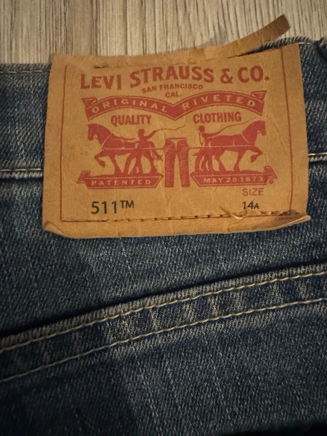 Blå jeans från Levi's - 4
