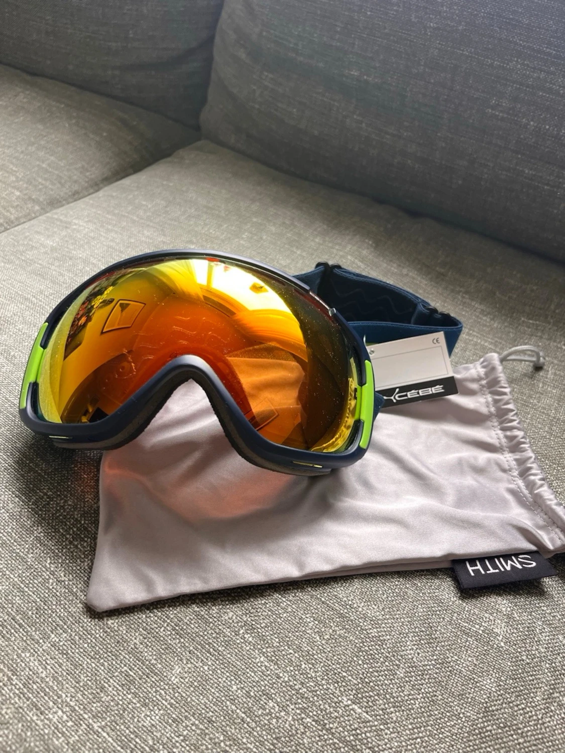 Cébé skidglasögon med spegelglas