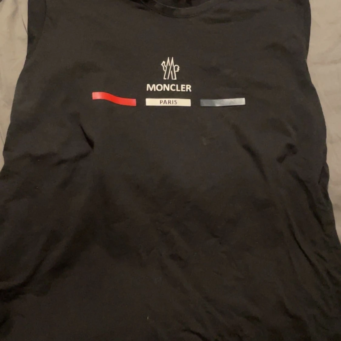 Svart Moncler Paris t-shirt