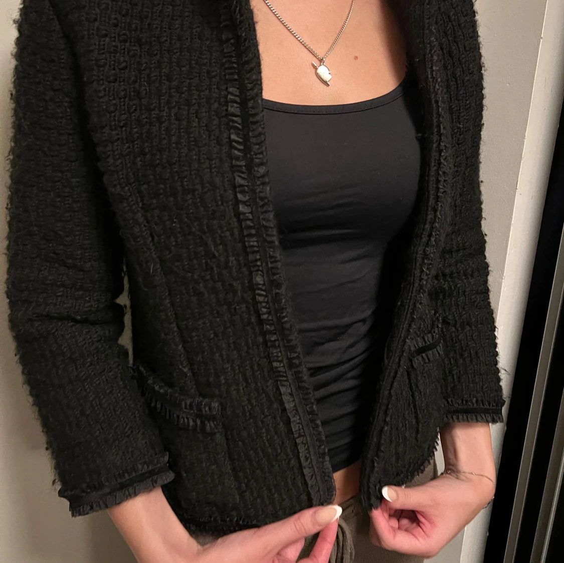 Svart kavajjacka från Mayla, S - 1