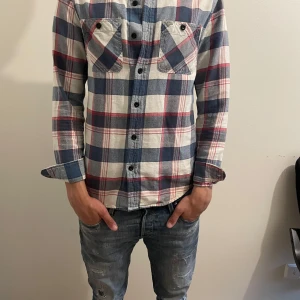 Polo Flannel Skjorta - Snygg rutig skjorta från Polo Ralph Lauren. Storlek S, inga defekter. 