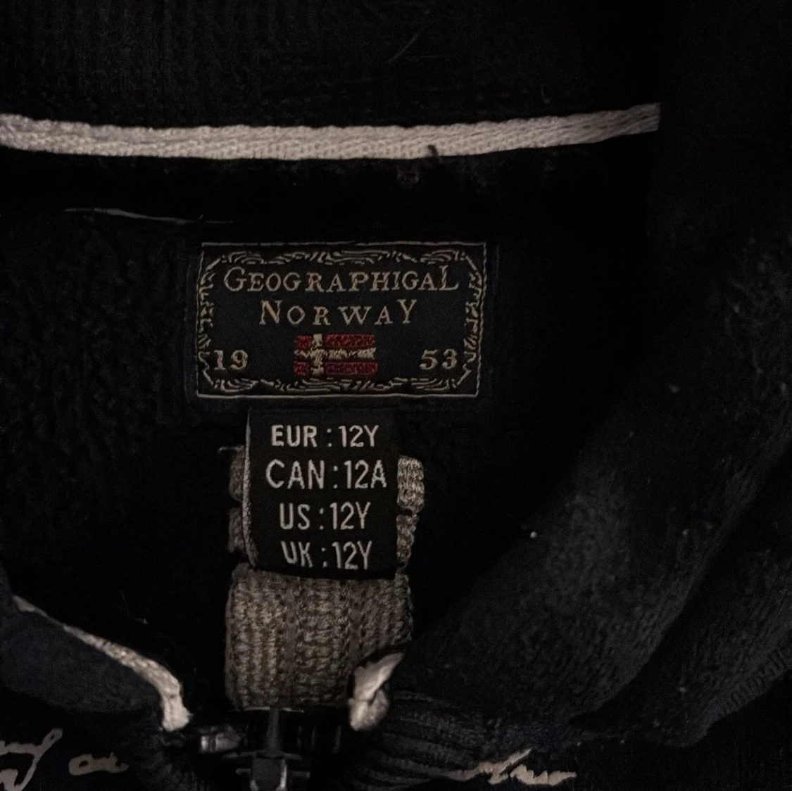 Svart hoodie Geographical Norway - 4