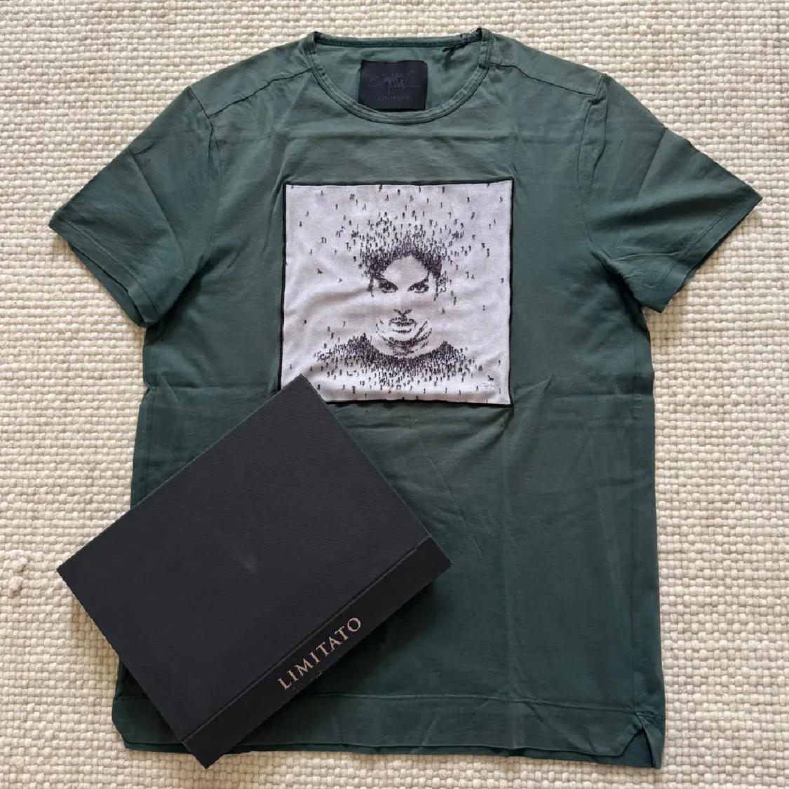 Grön Limitato t-shirt med tryck - 1