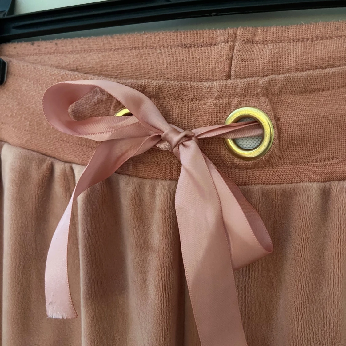 Rosa mjukisbyxor med band - 2
