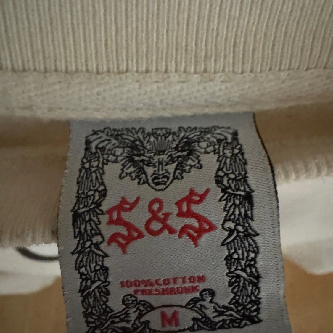 Beige sweatshirt med Maserati-tryck S&S - 1