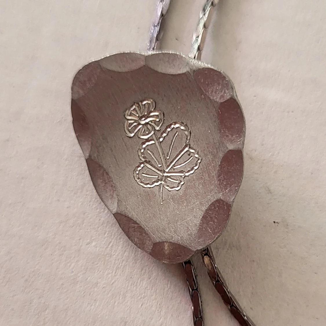 Vintage Sami Lappland Tenn Pewter necklace  - 1