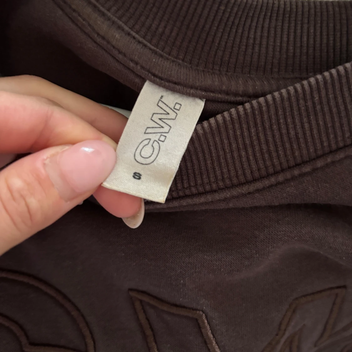 Brun sweatshirt från Carin Wester i storlek S - 1