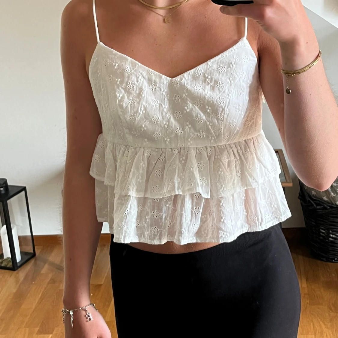 Volangtopp med broderi  - 1