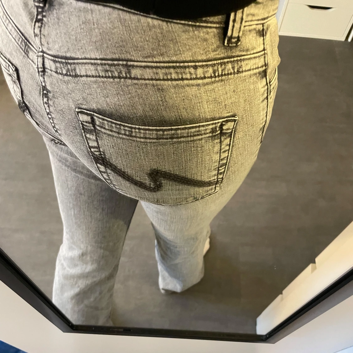 Lågmidjade jeans