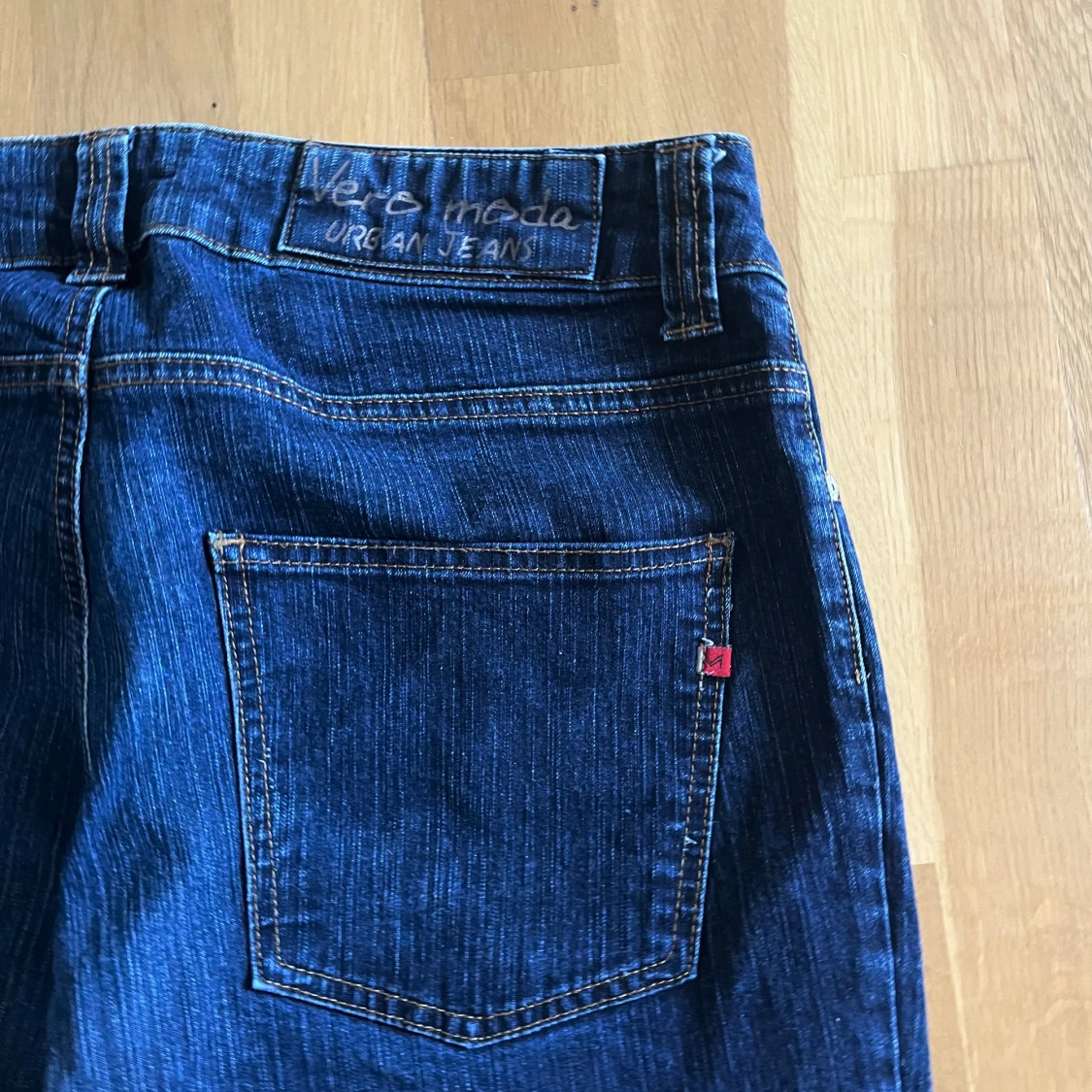Blå bootcut jeans från Vero Moda - 3