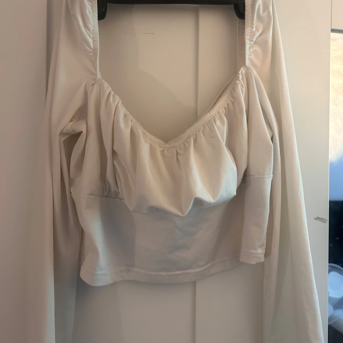 Vit croppad topp från SHEIN