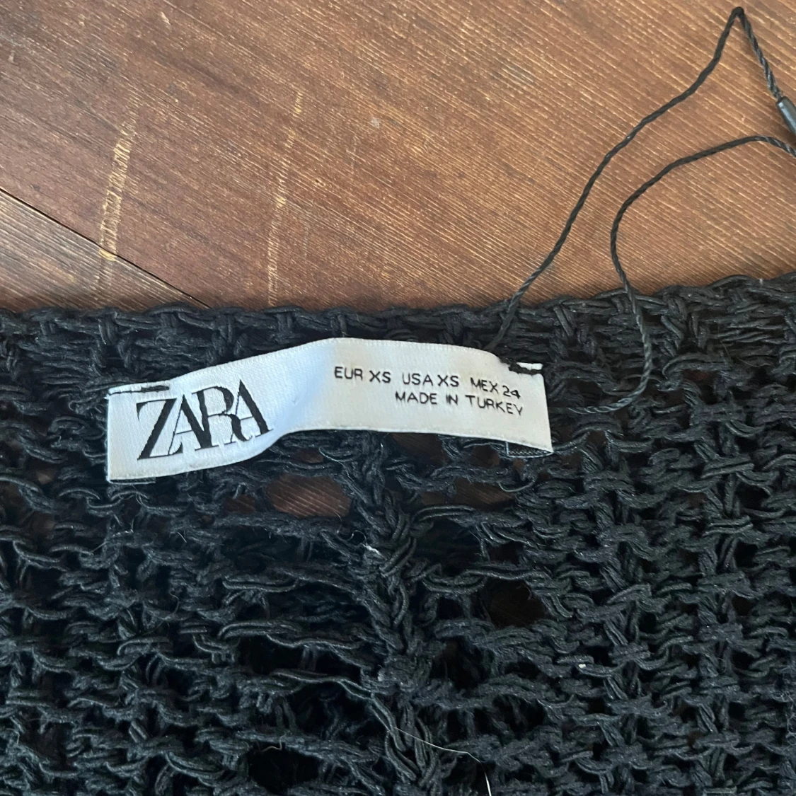 Svart stickad tröja från Zara - 2