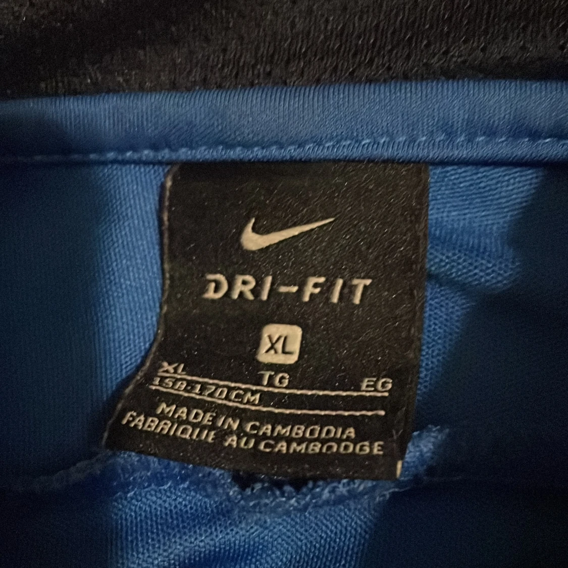 Blå träningsjacka från Nike Dri-Fit - 1