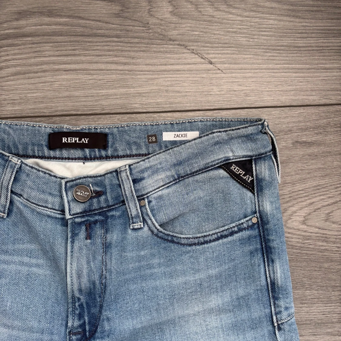 ​​Ljusblå Replay jeans, W28 L32, ny utan prislapp - 2