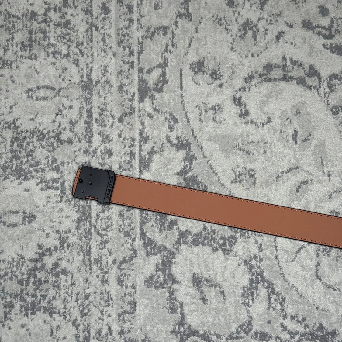 Hel svart rutigt Iv bälte - 2