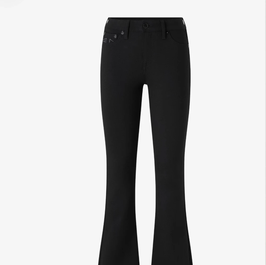 Svarta bootcut byxor True Religion - 2