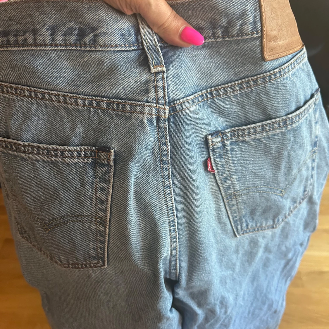 Levi's stay loose ljusblå jeans W32 L32