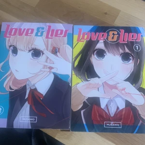 Love & Lies Volym 1 och 2 - Två mangaböcker ur serien Love & Lies av Musawo. *perfekt skick