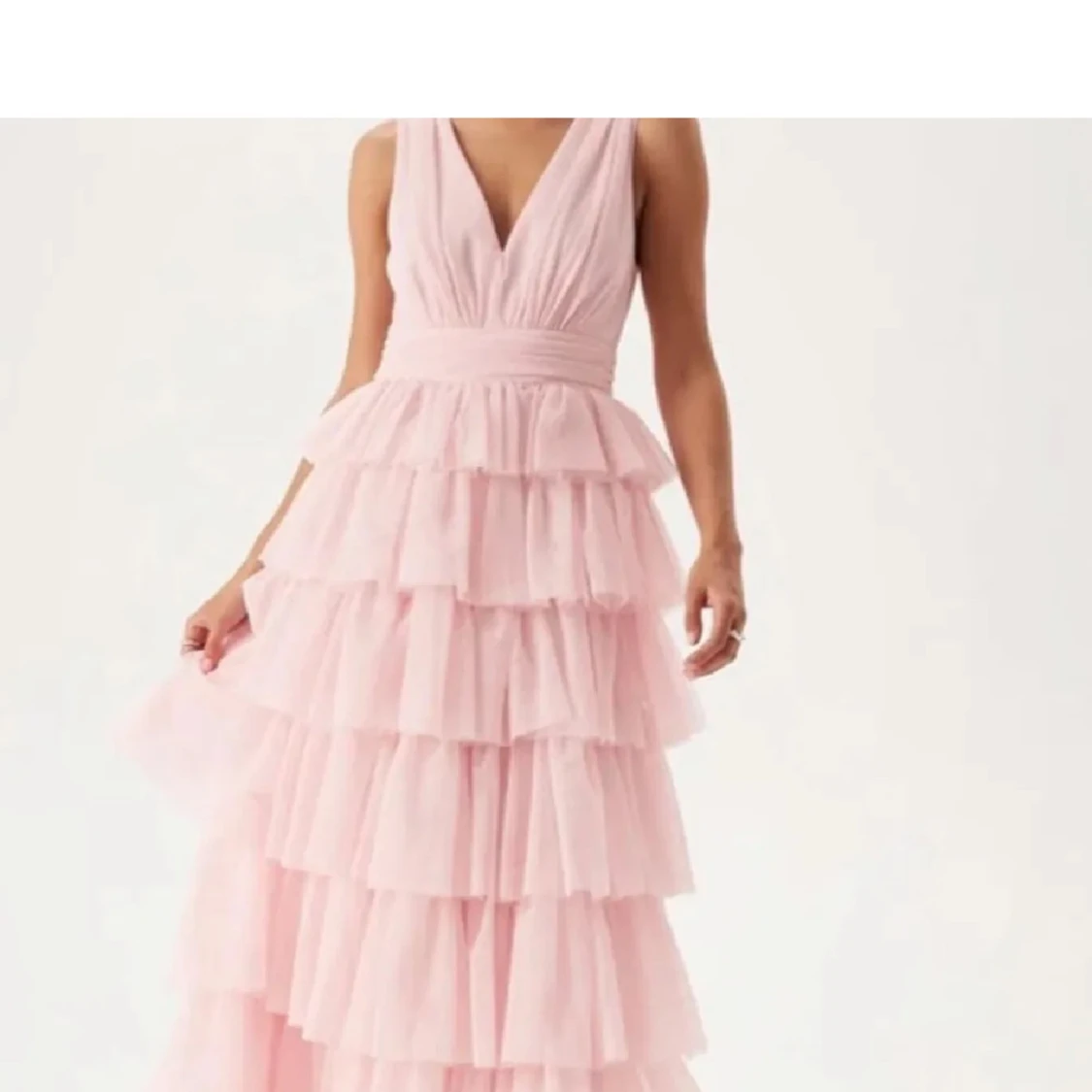 Ljusrosa balklänning