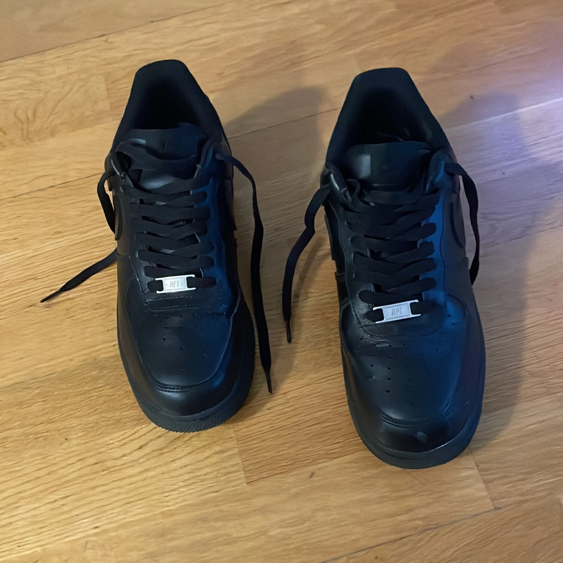 Svarta Nike Air Force 1 sneakers - 4