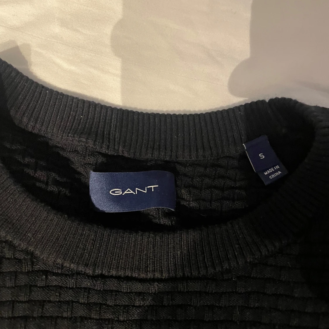 Svart stickad tröja från GANT - 2