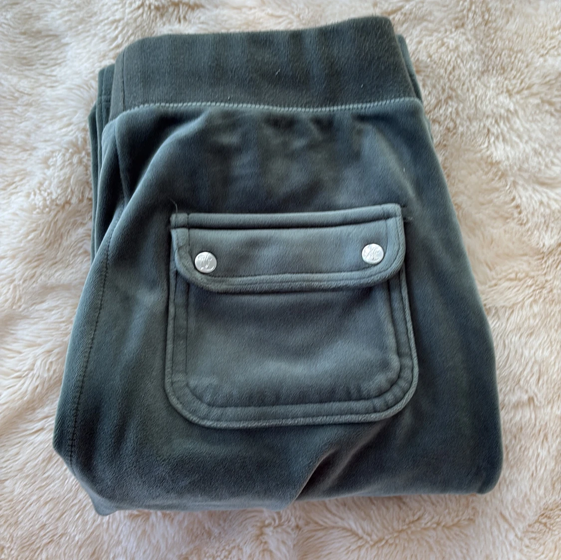 Mörkgröna mjukisbyxor Juicy Couture XS - 3