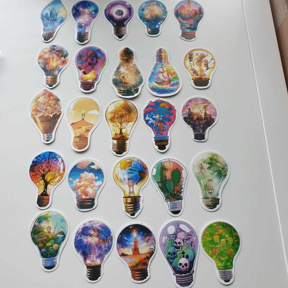 25st Stickers – Fantasifulla Glödlampor - 1