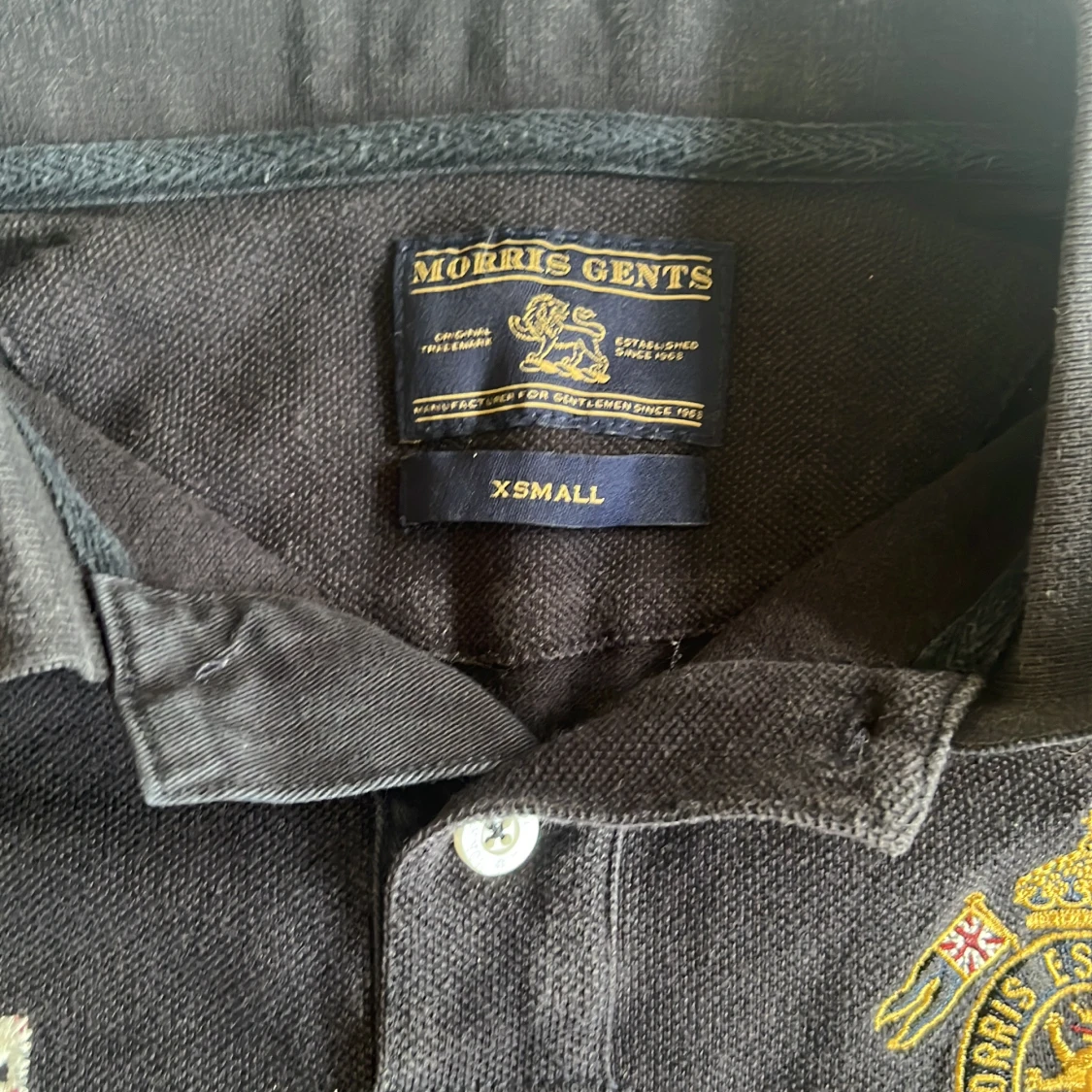 Svart pikétröja från Morris - 1