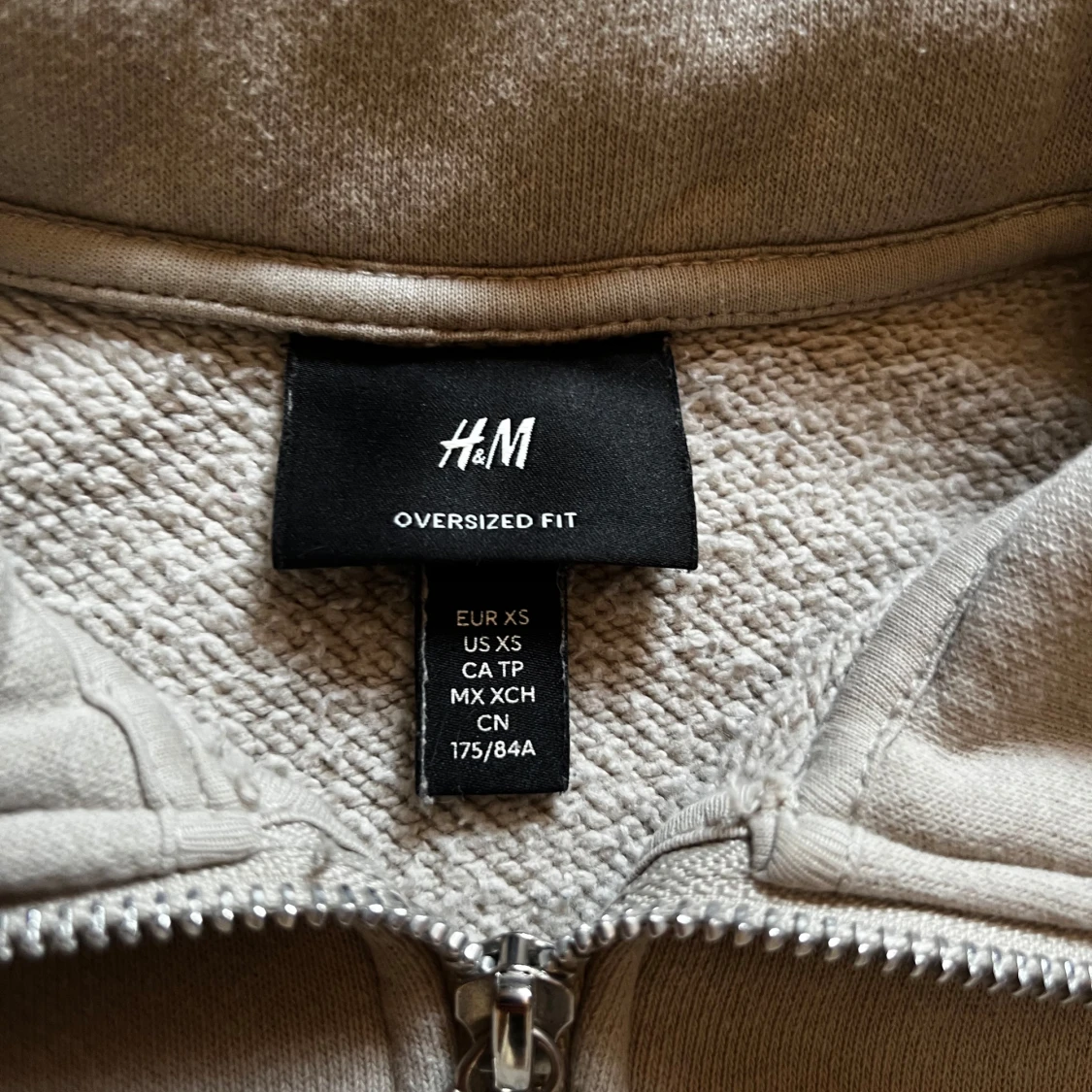 Beige half zip från HM - 2