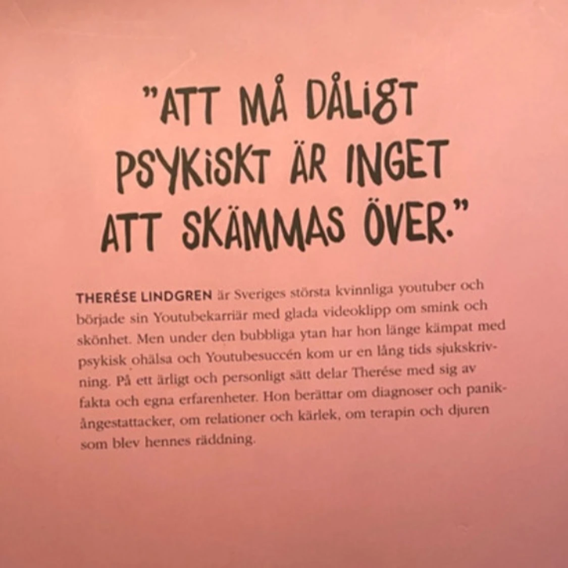 Ibland mår jag inte så bra - 1