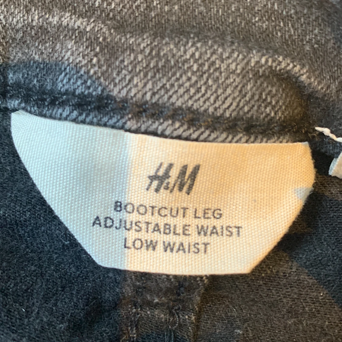 Blå bootcut jeans från H&M, stl 152 - 1