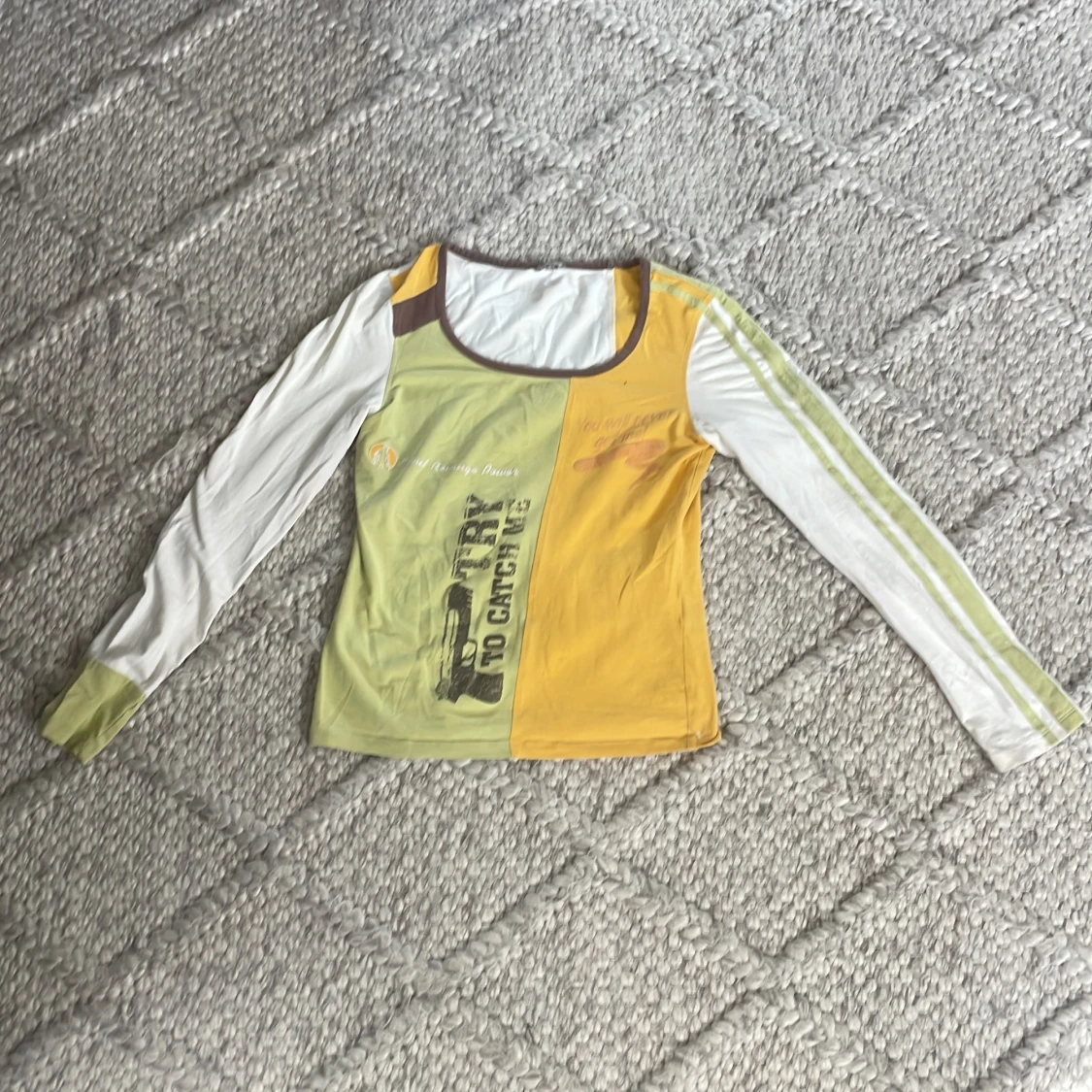 Patchwork långärmad topp från Kenvelo - 1