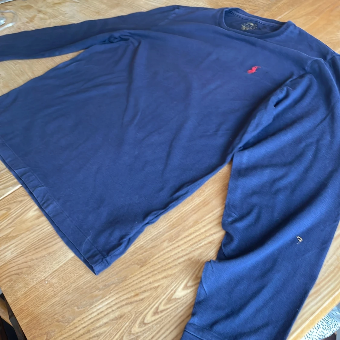 Marinblå långärmad tröja från Polo Ralph Lauren – Storlek S - 1