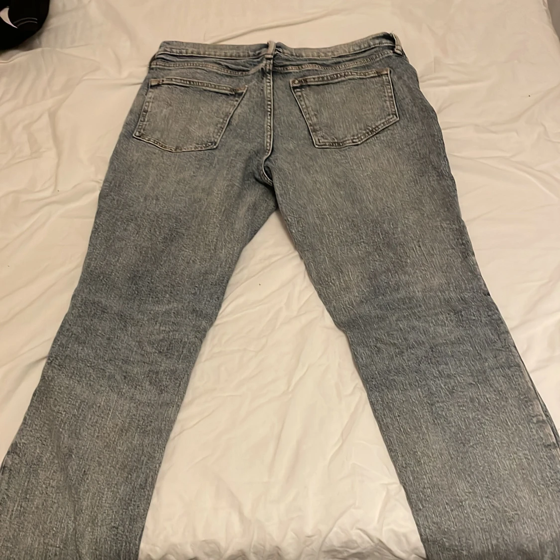Skinny slitna jeans från H&M - 1