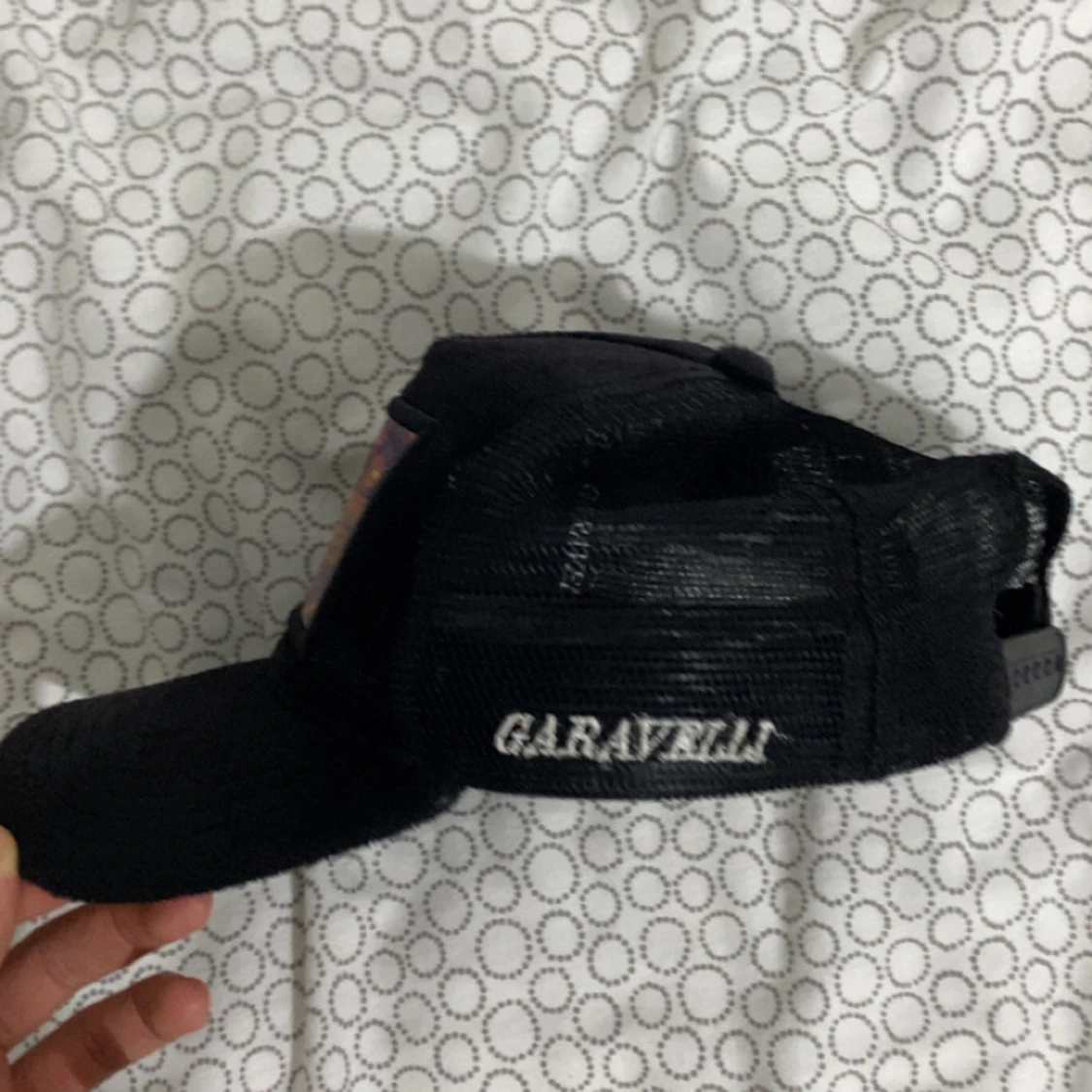 Svart keps från Garavelli med bildmotiv - 1