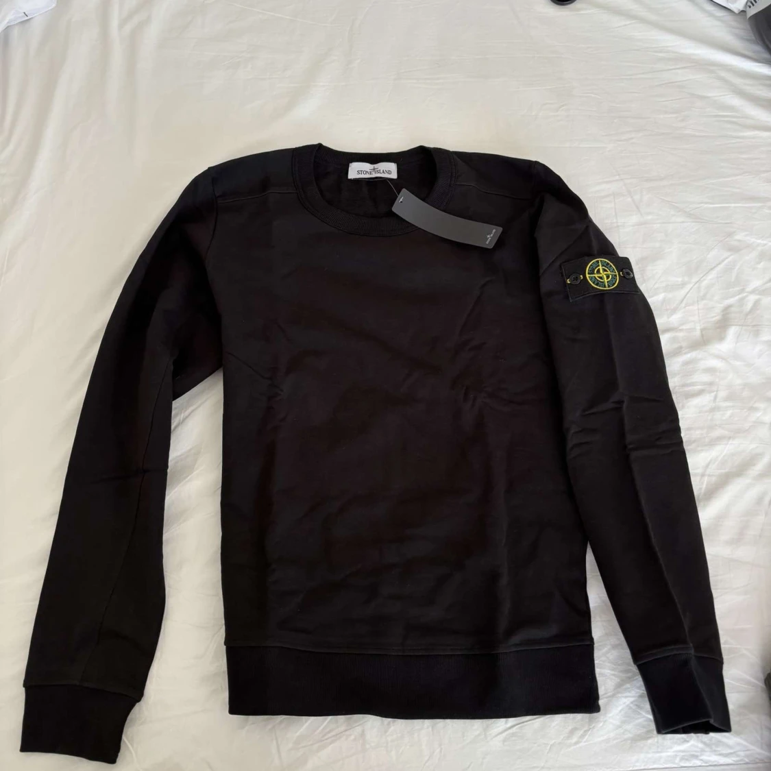 Svart sweatshirt från Stone Island