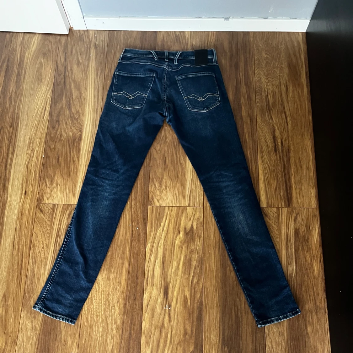 Mörkblå Replay jeansbyxor - 1