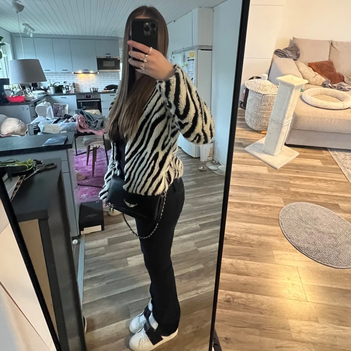 Zebra färgad jacka  - 3