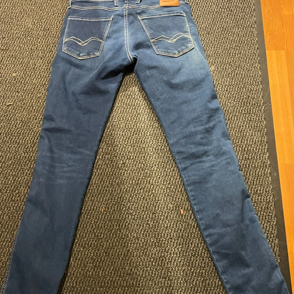 Blå Replay jeans - 4