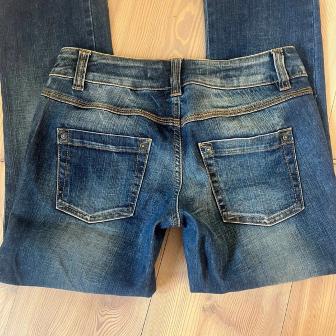 Blå bootcut jeans från ONLY - 3