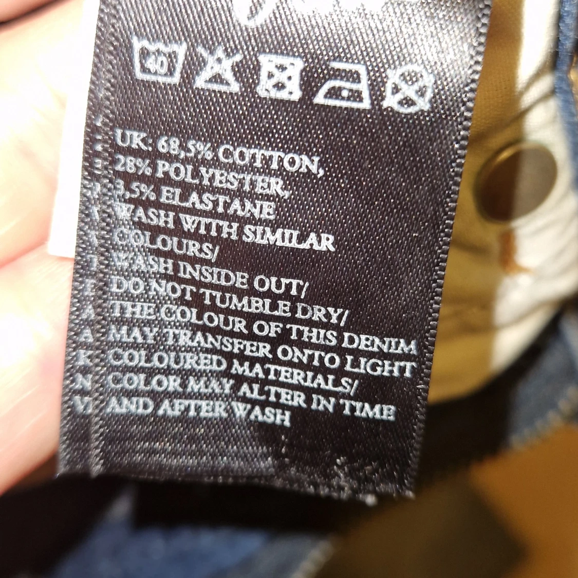 Blå jeans från Never Denim, skinny fit - 3