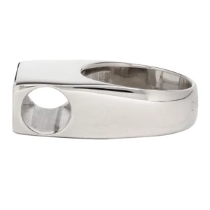 D’Heygere  - D’Heygere canister cig/money roll holder ring. Sterling silver. Sz 56