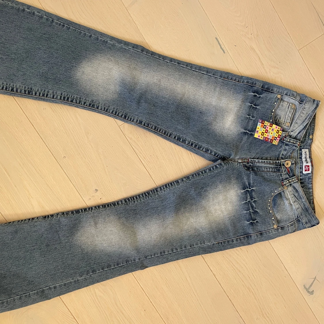 Lågmidjade bootcut jeans - 3