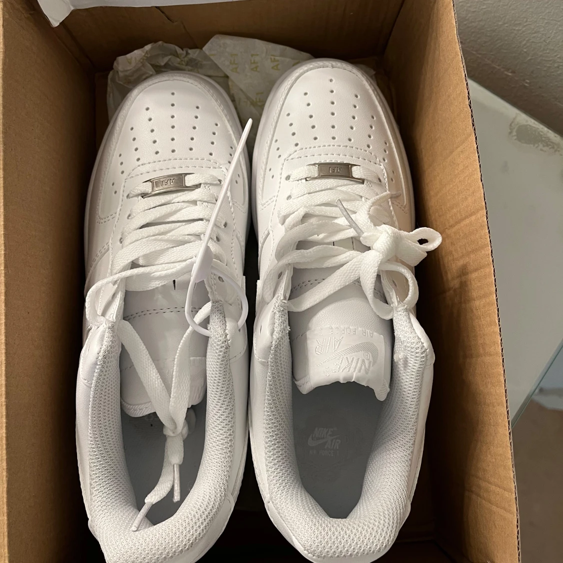 Nike Air Force 1 helvita sneakers - 3