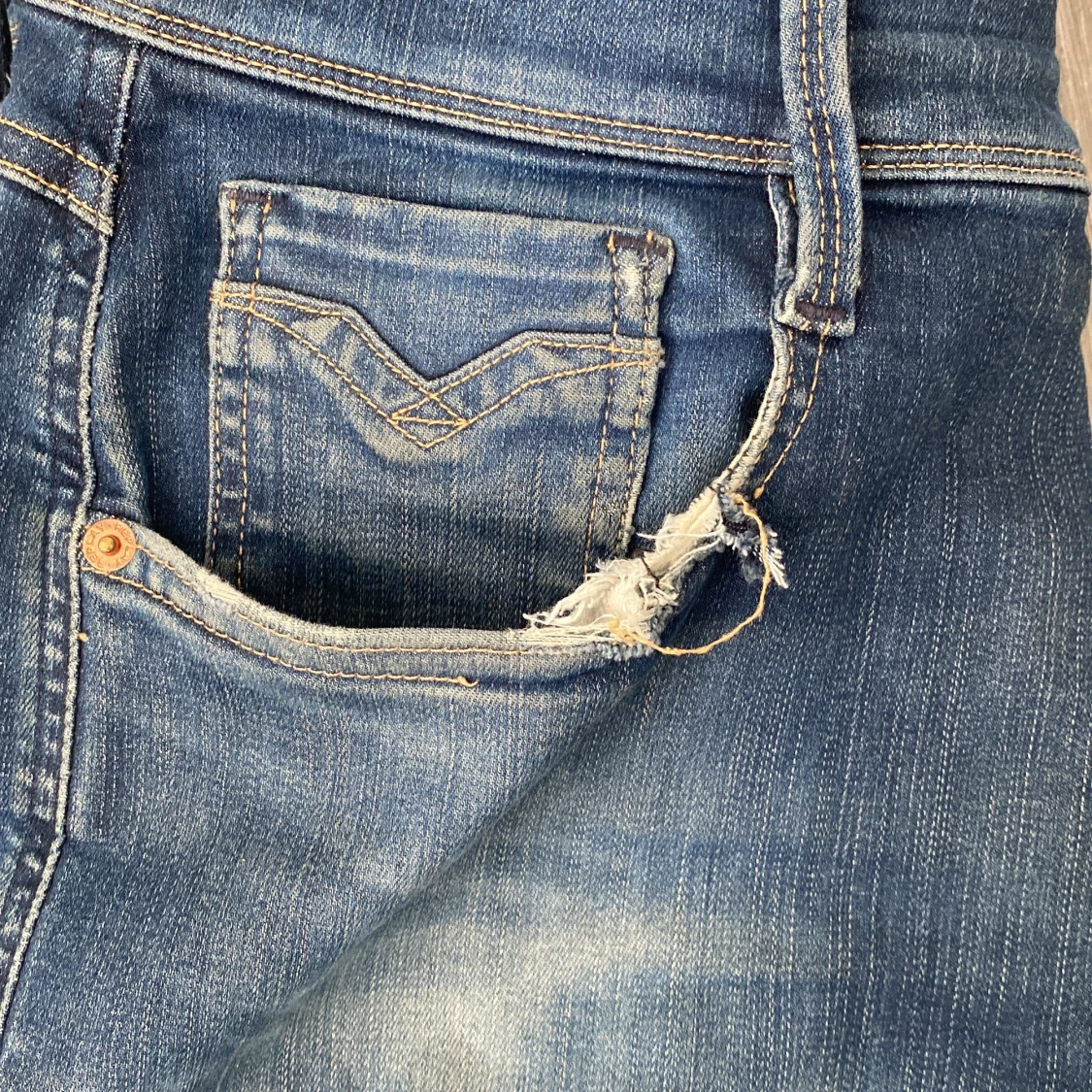 Replay Anbass blå jeans herr - 3