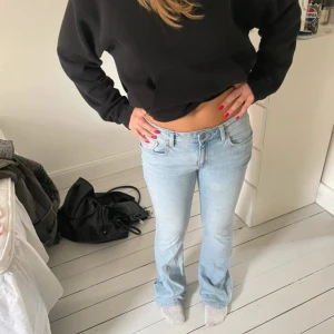 Ljusblå bootcut jeans - Tall, använda en gång tvättade en gång 