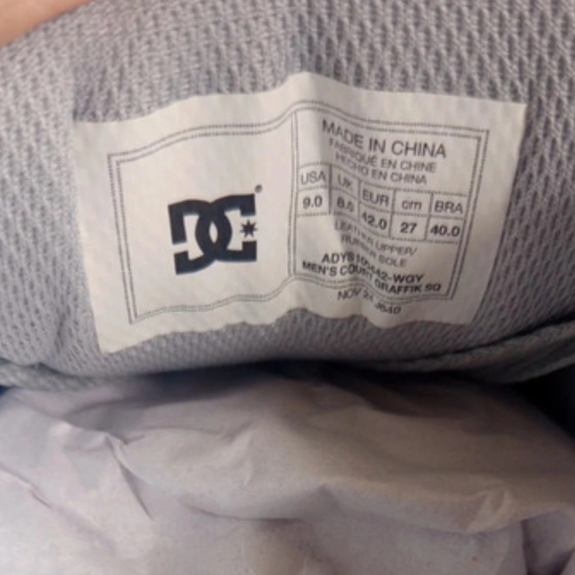 DC Shoes Court Graffik - White and Grey - 2